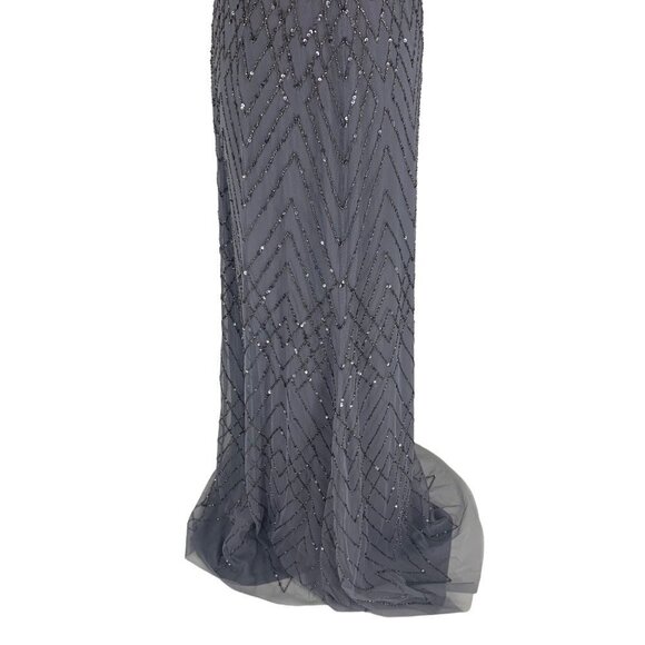 Anthropolgie x BHLDN Blaise Dress Hydrangea Beaded Maxi Sleeveless Dress Size US - Picture 8 of 13